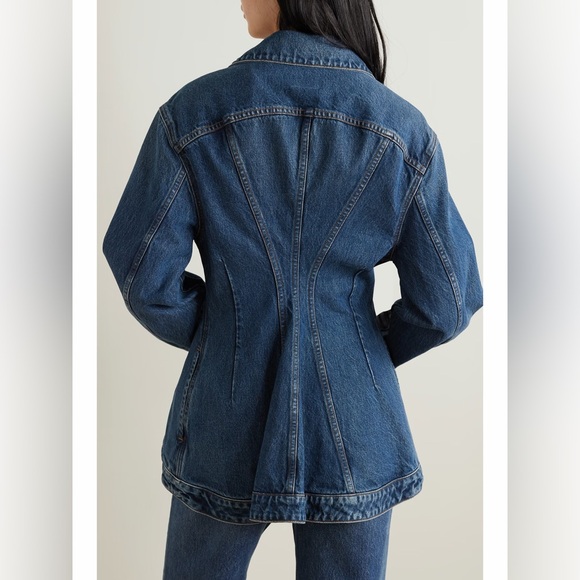 Goldsign ‘Benning’ Peplum Denim Jacket - Picture 5 of 7